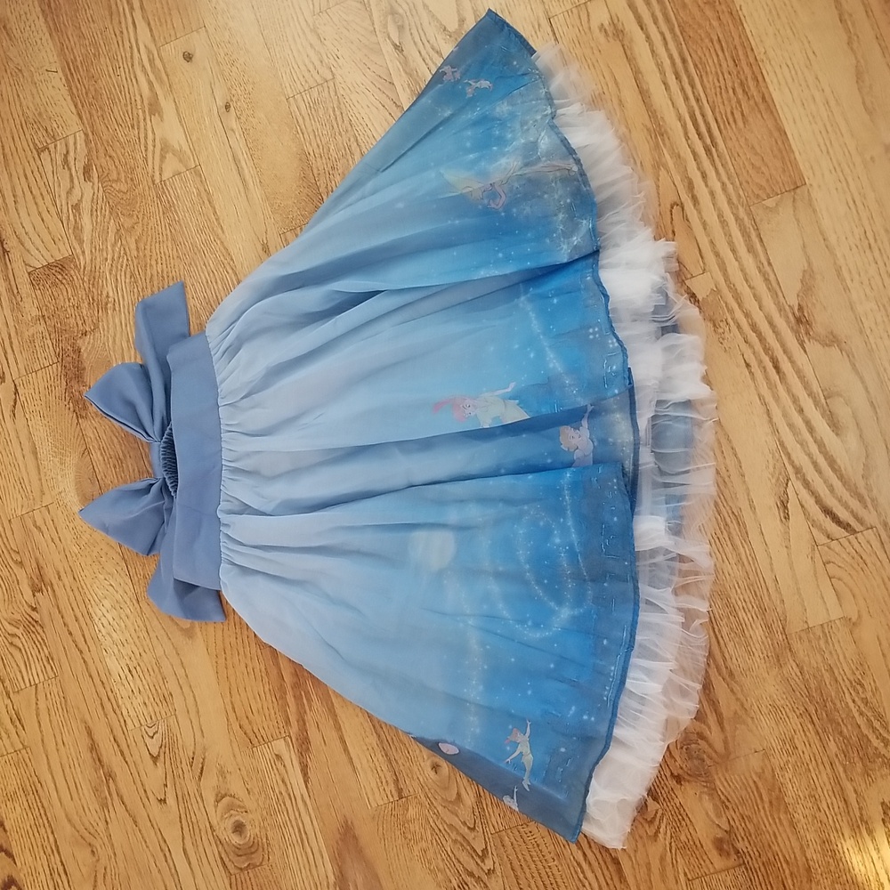 (XXS) Disney Secret Honey by Honey Bunch Peter Pan Fit & Flare Skirt Magical Fun